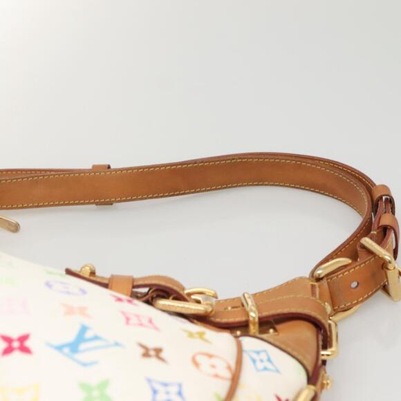 LOUIS VUITTON Monogram Multicolor Greta Hand Bag White M40195 - Picture 8 of 16